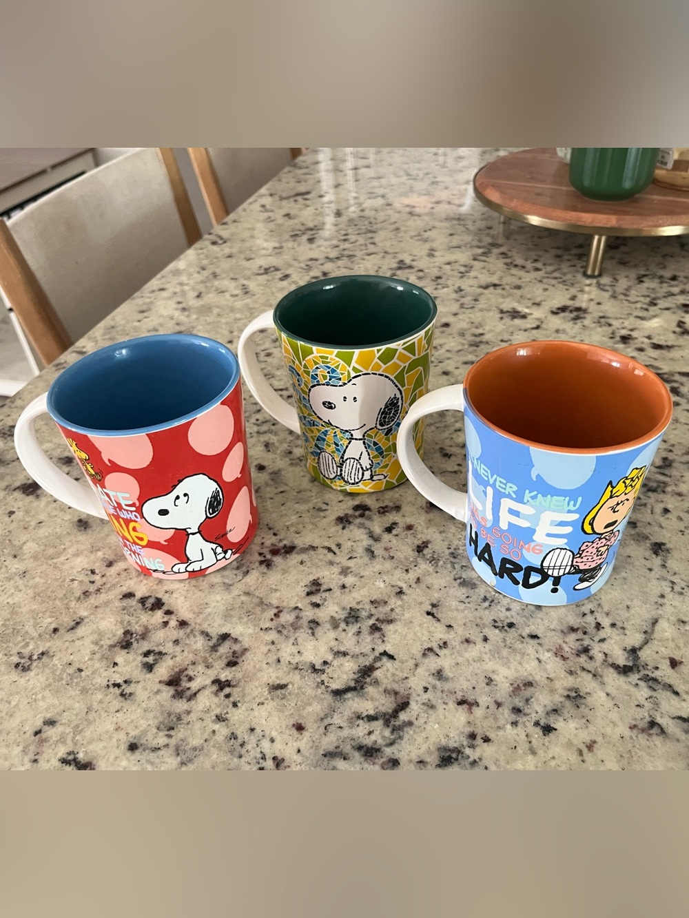 PEANUTS Coffee Mug Set(3)